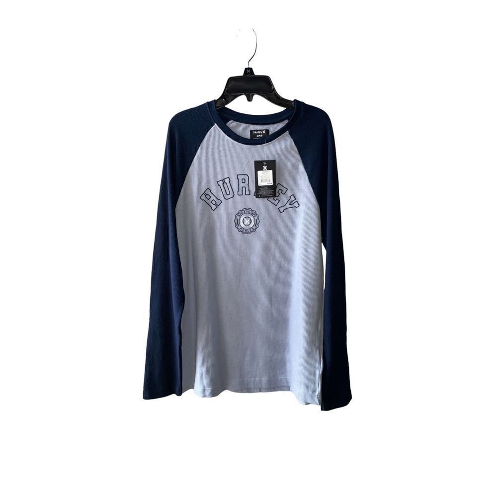 Hurley Thermal Blue Blizzard Long Sleeve 1259-0522 Size Small NWT